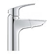 GROHE - Grohe Eurosmart Mitigeur monocommande taille M, avec cartouche en céramique, Chrome (G-23976003) - vignette