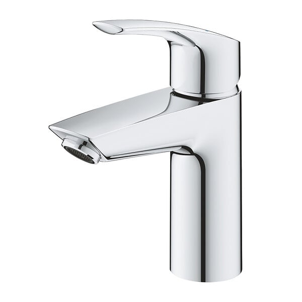 GROHE - Grohe EUROSMART Mitigeur monocommande de lavabo Taille S, Bonde Clic-clac Chrome (23924003) - large