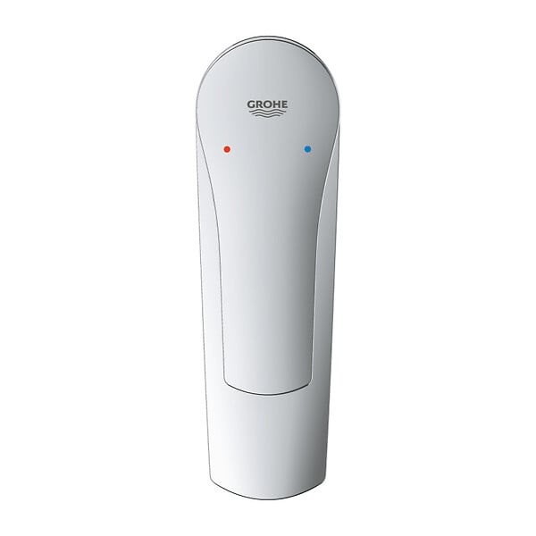 GROHE - Grohe EUROSMART Mitigeur monocommande de lavabo Taille S, Bonde Clic-clac Chrome (23924003) - large