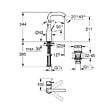 GROHE - Essence Mitigeur monocommande Lavabo Taille L, chrome (G23799001) - vignette