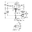 GROHE - Eurosmart Cosmopolitan  Mitigeur monocommande 1/2" lavabo Taille S (3282500E) - vignette