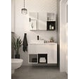 NATUREL - Etagère Naturel Stilla 30x30x44 cm blanc mat (STILLAA03002B) - vignette