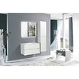NATUREL - Naturel Verona Armoire haute blanche avec deux portes, 40x30x170cm (VERONAV40BM) - vignette