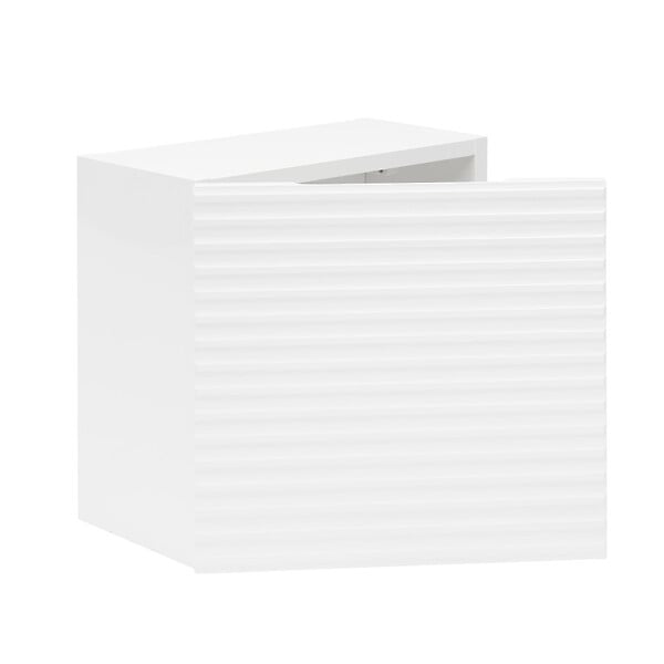 NATUREL - Meuble de salle de bain bas Naturel Savona 40,2x39,6x21,7 cm blanc brillant (SAVONAH40BI) - large