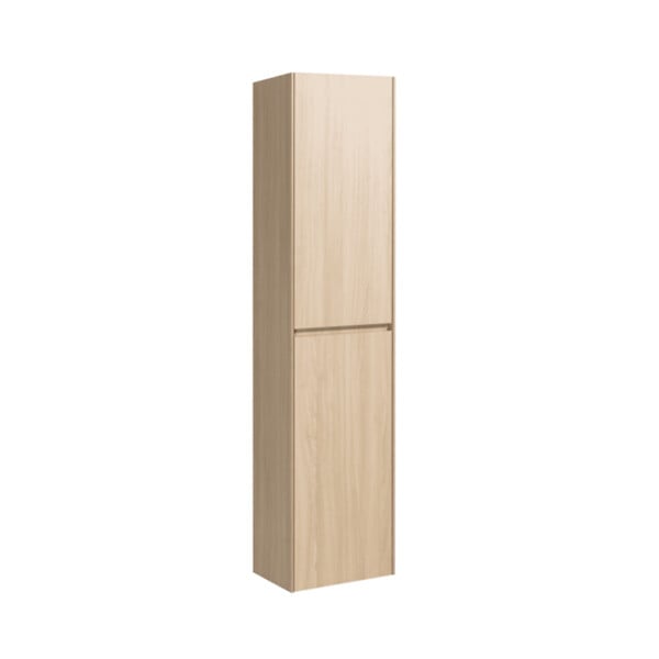 NATUREL - Naturel Verona Armoire haute bois clair avec deux portes, 40x30x170cm (VERONAV40SD) - large