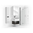 NATUREL - Meuble de salle de bain Naturel Stilla 30x90x22 cm blanc (STILLAC03002) - vignette