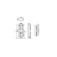VITRA - Vitra  Meuble de salle de bain bas Vitra Root 55x155x25 cm vert mat (ROOTN55FZ) - vignette