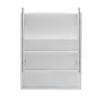 NATUREL - Lucca Armoire de salle de bain assemblée 60x75 cm, stratifié, 4 étagères, miroir blanc (LUCCA60CABW) - vignette