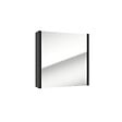SWISS AQUA TECHNOLOGIES - Swiss Aqua Technologies Armoire à miroir SAT Delano 60x60 cm stratifié noir (DELANOG60C) - vignette