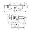 HANSGROHE - Comfort Mitigeur Thermostatique bain/douche, Bronze brossé  (13114140) - vignette