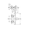 GROHE - PRECISION START mitigeur bain/douche  thermostatique, noir mat (G-345982430) - vignette
