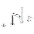 GROHE - Essence Façade pour Combiné monocommande 4 trous montage avec ou sans châssis - chrome (19578001) - vignette