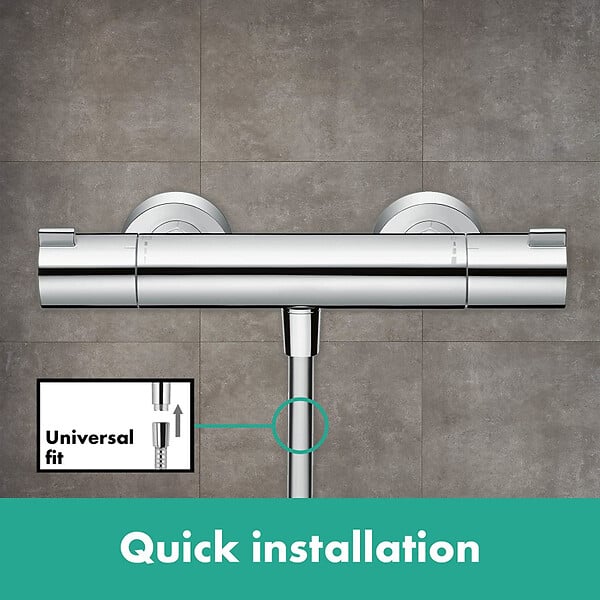 HANSGROHE - Mitigeur de douche thermostatique Hansgrohe Ecostat 1001 CL - large