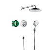 HANSGROHE - Hansgrohe Pack encastré Design ShowerSet Raindance Select S / ShowerSelect S, chromé (27297000) - vignette