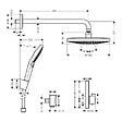 HANSGROHE - Hansgrohe Pack encastré Design ShowerSet Raindance Select S / ShowerSelect S, chromé (27297000) - vignette