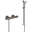 GROHE - Ensemble de douche complet 3 jets +Mitigeur thermostatique douche, Brossé (34065AL2-SET) - vignette