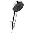 HANSGROHE - Hansgrohe Ecostat Set Mitigeur thermostatique douche + Douchette à main XXL 105mm 3 jets + Flexible de douche 125cm, support mural, Chrome - vignette