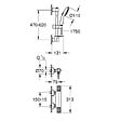 GROHE - Precision Feel Set de douche avec mitigeur thermostatique + Douchette 3 jets + Barre 60 cm, chrome (G34791001) - vignette