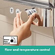 HANSGROHE - Hansgrohe ShowerTablet Select Set Mitigeur Thermostatique douche/bain + Douchette 105mm 3 jets + Flexible douche 160cm + Support mural - vignette