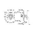 GROHE - Grohe BauLoop mitigeur monocommande douche à encastrer, chrome (G29042000) - vignette