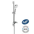 HANSGROHE - Ecostat universal Pack Mitigeur thermostatique bain/douche + Set de douche Crometta Vario avec porte-savon (13123000-Crometta2) - vignette