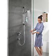 HANSGROHE - Ecostat universal Pack Mitigeur thermostatique bain/douche + Set de douche Crometta Vario avec porte-savon (13123000-Crometta2) - vignette
