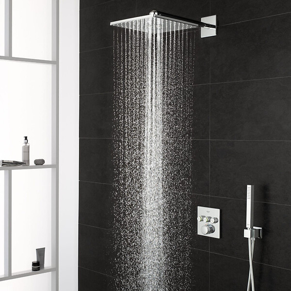 GROHE - Grohe SmartControl Set de douche + accessoire anticalcaire WashBall offerte (34712000) - large