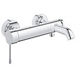 GROHE - Grohe Set bain/douche Mitigeur mécanique Essence + Douchette stick 1 jet Euphoria Cosmopolitan, Chrome (33624001-Euphoria) - vignette