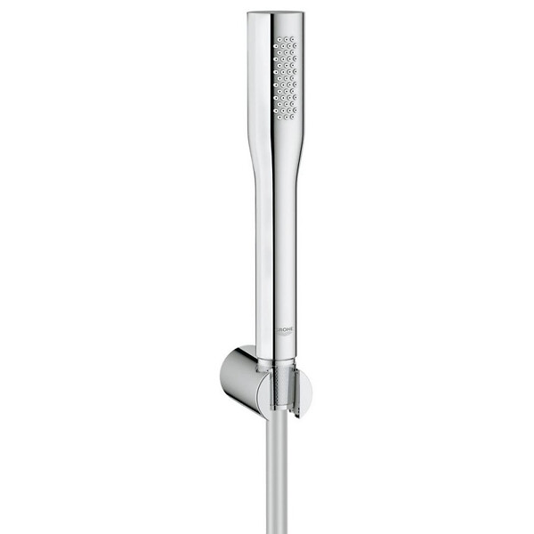 GROHE - Grohe Set bain/douche Mitigeur mécanique Essence + Douchette stick 1 jet Euphoria Cosmopolitan, Chrome (33624001-Euphoria) - large