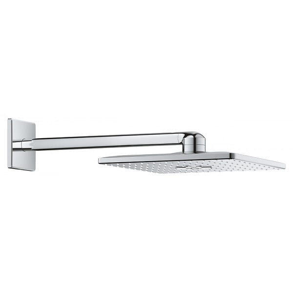 GROHE - Grohe Grohtherm SmartControl Set de douche tout en 1 avec douche de tête 31cm + Douchette 1 jet, Chrome (34706000-310CUBE) - large