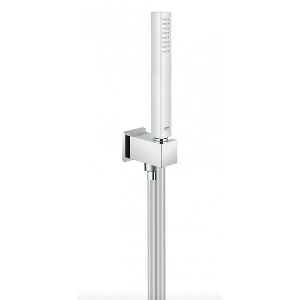 GROHE - Grohe Grohtherm SmartControl Set de douche tout en 1 avec douche de tête 31cm + Douchette 1 jet, Chrome (34706000-310CUBE) - large
