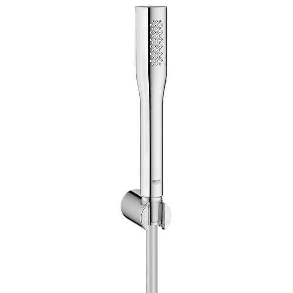 GROHE - Grohe Set bain/douche Mitigeur thermostatique Grohtherm 800 + Douchette stick 1 jet Euphoria Cosmopolitan, Chrome (34772000-Euphoria) - large