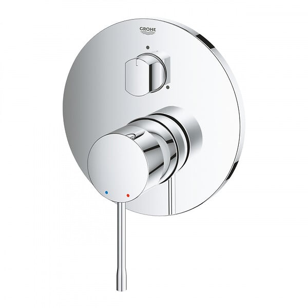 GROHE - Grohe Essence Mitigeur monocommande 3 sorties avec inverseur et cartouche céramique, Chrome (24169001) - large