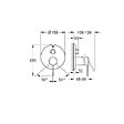 GROHE - Grohe Essence Mitigeur monocommande 3 sorties avec inverseur et cartouche céramique, Chrome (24169001) - vignette