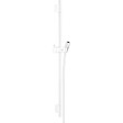 HANSGROHE - Hansgrohe Set de douche Mitigeur Comfort + Barre de douche Unica 65cm + Douchette 3 jets Raindance 120 Select E, Blanc mat - vignette