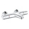 GROHE - Grohe Set bain/douche Mitigeur thermostatique Precision Trend + Douchette stick 1jet Euphoria Cosmopolitan, Chrome (34227002-Euphoria) - vignette