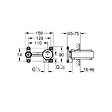 GROHE - Eurosmart Cosmopolitan Set Mitigeur de lavabo encastré mural Chrome Taille S + Corps d'encastrement (19381000-SET) - vignette
