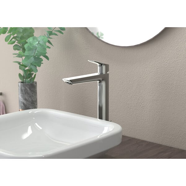 HANSGROHE - Hansgrohe Logis Mitigeur de lavabo XL avec ComfortZone 240, sans tirette ni vidage, Chrome (71258000) - large