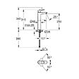 GROHE - Grohe Bauloop Mitigeur monocommande pour vasque à poser, taille XL, chrome (23764000) - vignette