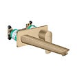 HANSGROHE - Hansgrohe Set Talis E Mitigeur de lavabo encastré mural Bronze brossé + Bonde à écoulement libre + Corps d'encastrement - vignette