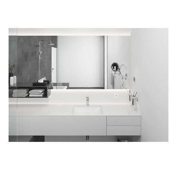 HANSGROHE - Vernis Shape Mitigeur de lavabo ComfortZone 100 avec cartouche céramique, Chrome (71569000) - large
