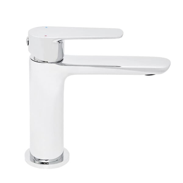 SWISS AQUA TECHNOLOGIES - Swiss Aqua Technologies Mood mitigeur lavabo avec levier sans tirette, G3/8, chrome (SATBSMOOD271) - large