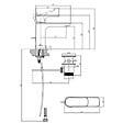 VILLEROY & BOCH - O.Novo Mitigeur monocommande de Lavabo,  Chrome (TVW10410111061) - vignette