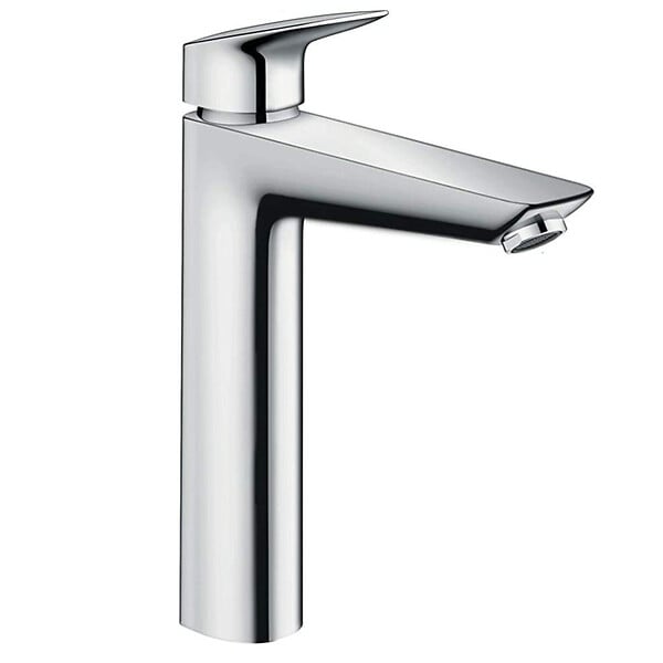 HANSGROHE - Hansgrohe Logis 190 Mitigeur lavabo, avec tirette et vidage synthétique, chromé (71090000) - large
