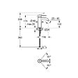 GROHE - Grohe Essence Mitigeur monocommande taille S avec cartouche en céramique, Chrome (G-24172001) - vignette