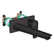 HANSGROHE - Hansgrohe Talis E Set Mitigeur monocommande lavabo encastré mural Noir mat, Bonde à écoulement libre, Corps encastré 71734670-SET - vignette