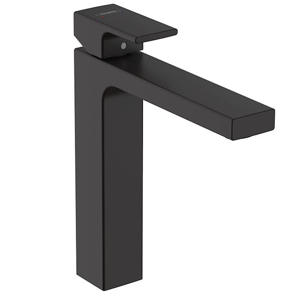 HANSGROHE - Hansgrohe Vernis Shape Mitigeur de lavabo ComfortZone 190 avec cartouche céramique, Noir mat (71591670) - large