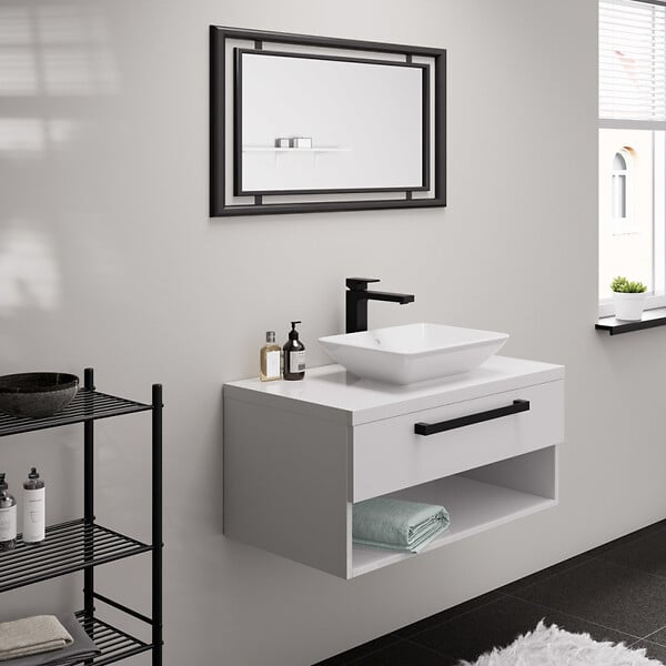 HANSGROHE - Hansgrohe Vernis Shape Mitigeur de lavabo ComfortZone 190 avec cartouche céramique, Noir mat (71591670) - large
