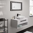 HANSGROHE - Hansgrohe Vernis Shape Mitigeur de lavabo ComfortZone 190 avec cartouche céramique, Noir mat (71591670) - vignette
