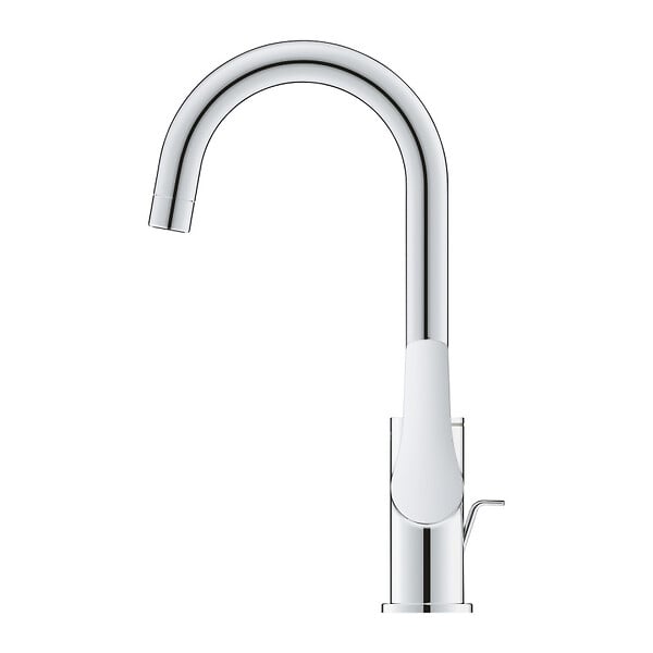 GROHE - EUROSMART Mitigeur monocommande de lavabo Taille L, avec vidage, Chrome (23970003) - large